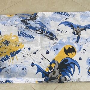 Pottery Barn Kids Batman Twin Flat Sheet and Pillowcase